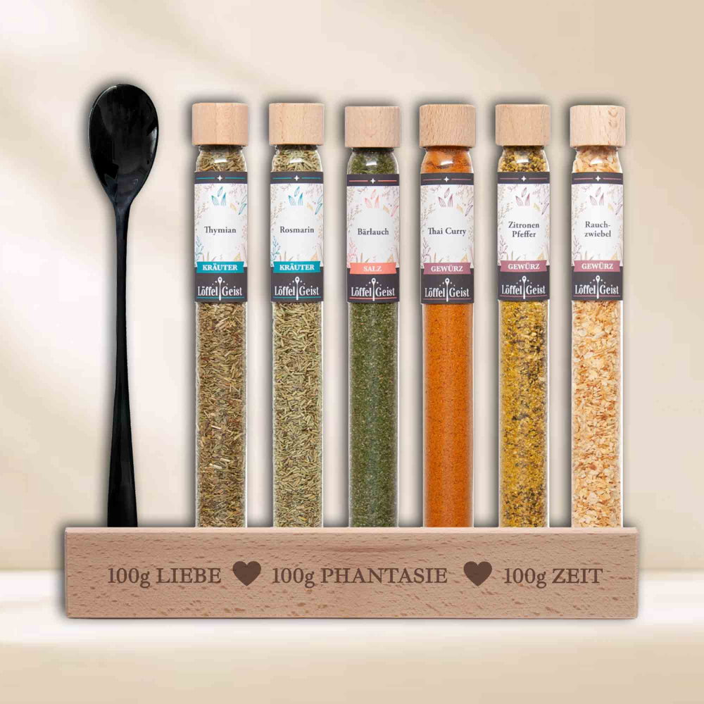 Preview: 100g Liebe 100g Phantasie 100g Zeit - Gewürzset